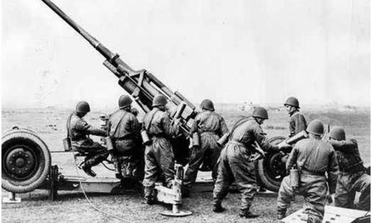 Polish 40mm AA Gun