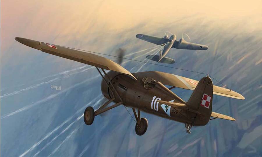 Flames of War: Polish Airforce (Polskie Lotnictwo Wojskowe) PZL P11c