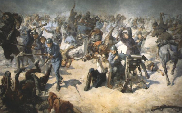 Polish troops being attacked by Cossacks THUMBNAIL