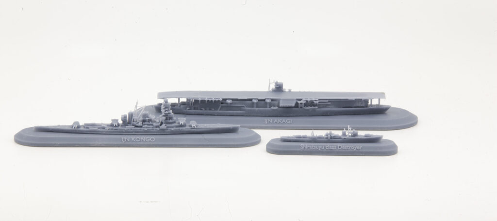 1-1800 Akagi, Kongo & Shiratsuyu Class Destroyer