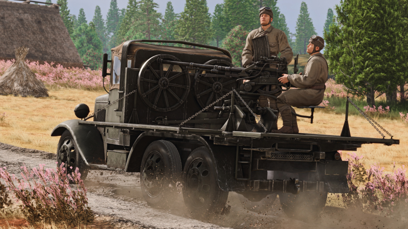 20mm Type 98 Light AA Gun on Nissan 180