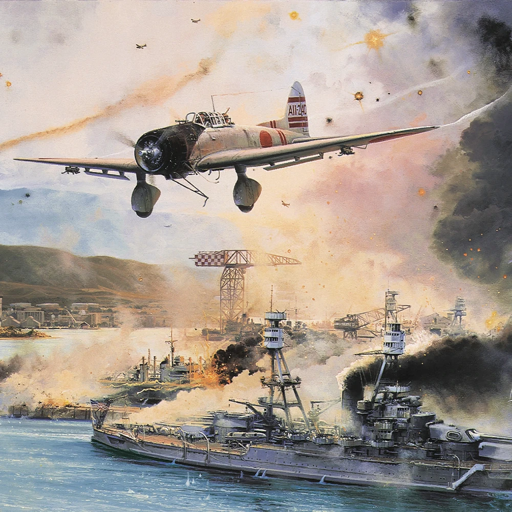 Aichi D3A 'Val' over Pearl Harbour