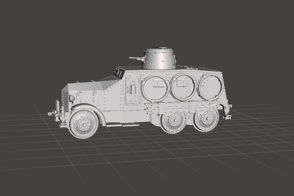 Type 93 So-Mo 'Sumida' Railrider Armoured Car